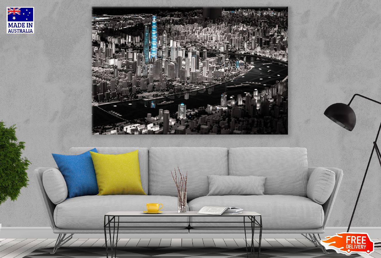 Shanghai City 3D Design, China Print 100% Australian Made