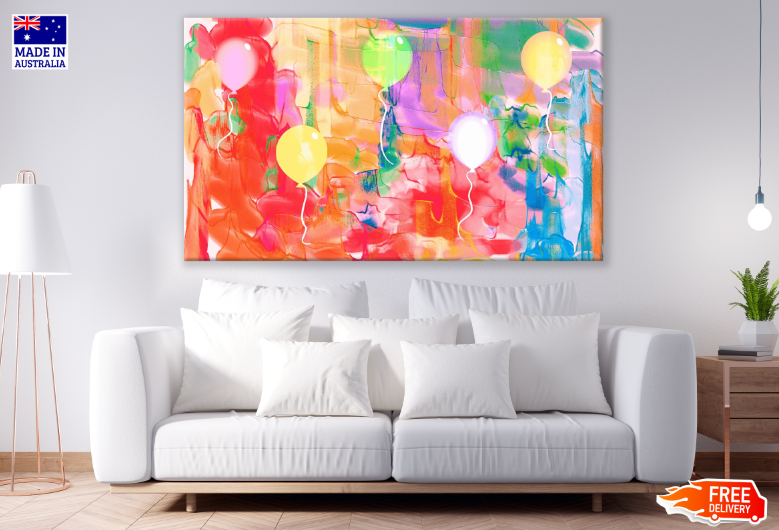 Colorful Abstract Design Print 100% Australian Made