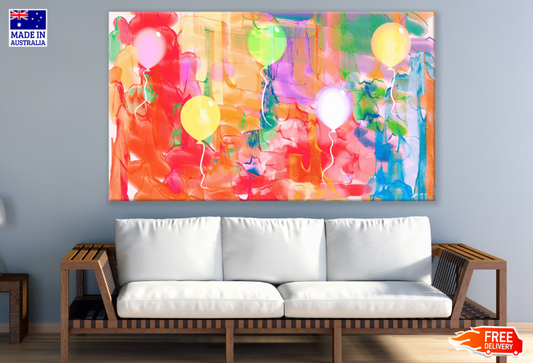 Colorful Abstract Design Print 100% Australian Made