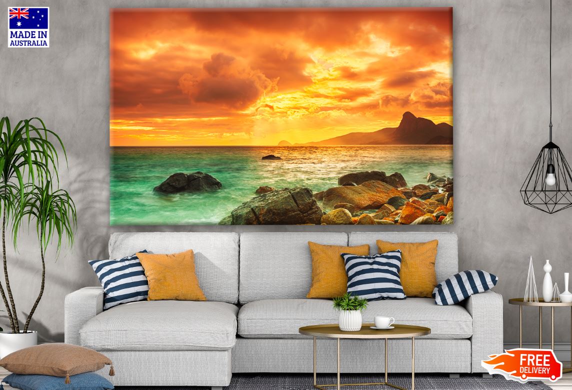 Beach at Sunset Photograph Print 100% Australian Made