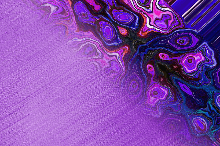 Purple Abstract Design Print 100% Australian Made