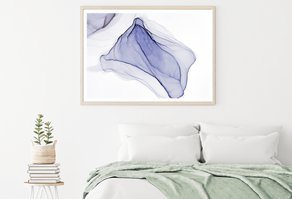 Blue & White Abstract Design Home Decor Premium Quality Poster Print Choose Your Sizes