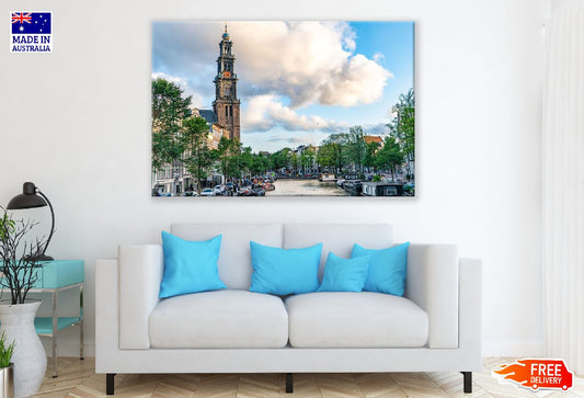 Reformed Church central Amsterdam, Netherlands Print 100% Australian Made