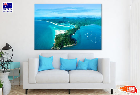 Hill Inlet Whitsunday Island View Photograph Print 100% Australian Made