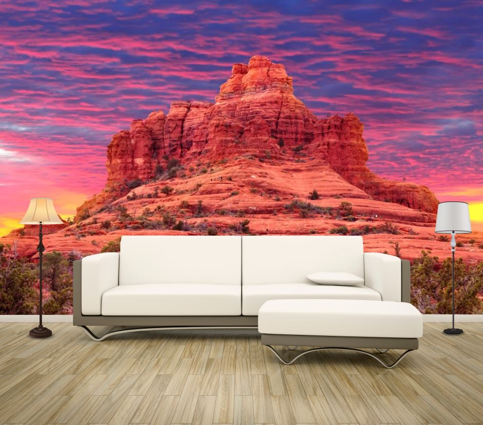 Wallpaper Murals Peel and Stick Removable Stunning Mountain On Valley Photograph High Quality