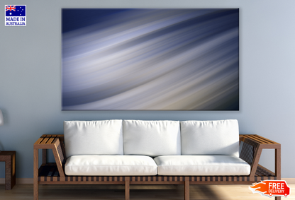 Blue Abstract Design Print 100% Australian Made