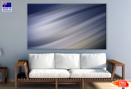Blue Abstract Design Print 100% Australian Made