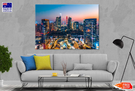 Guangzhou City Night View Photograph Print 100% Australian Made