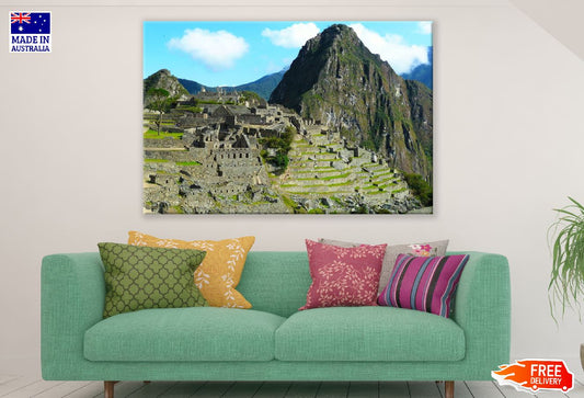 Machu Picchu Cusco City View Photograph Print 100% Australian Made