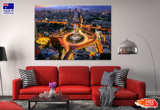 Victory Monument Bangkok City Photograph Print 100% Australian Made