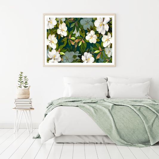 Colorful Flower Tree Watercolor Home Decor Premium Quality Poster Print Choose Your Sizes
