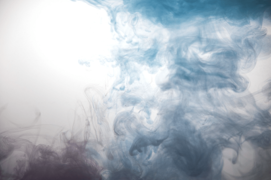 Black & Grey Smoke Abstract Design Print 100% Australian Made