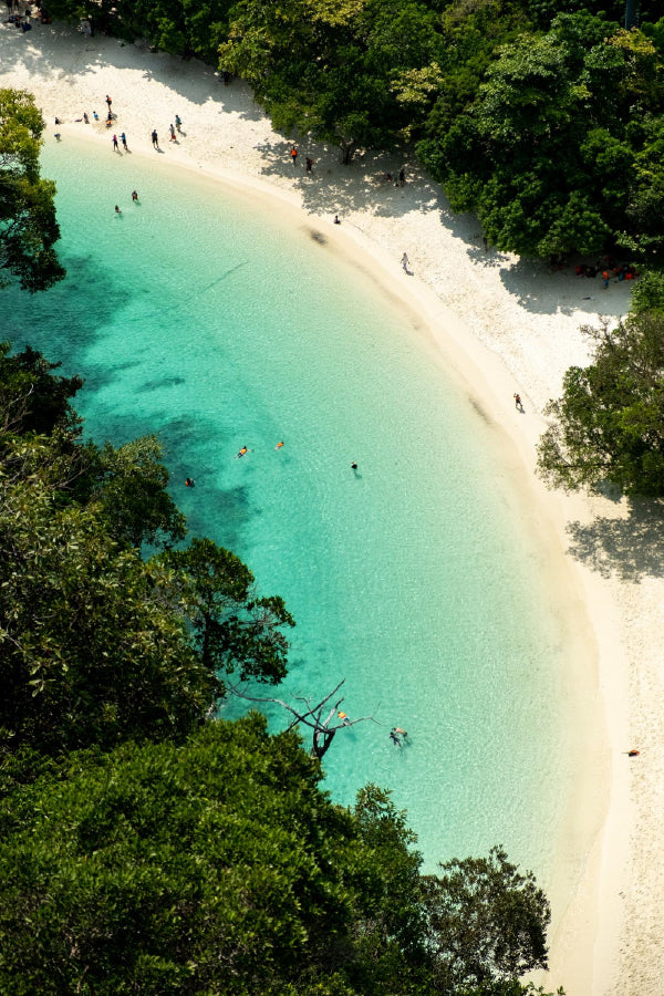 Koh Hong Island Walkway Aerial View Photograph Home Decor Premium Quality Poster Print Choose Your Sizes