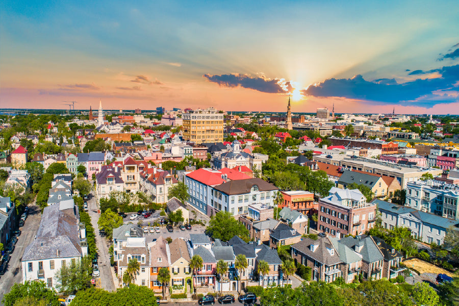 Charleston South Carolina Skyline View Photograph Print 100% Australian Made