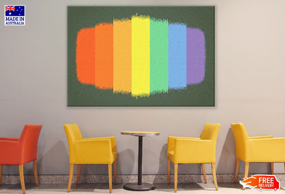 Colorful Stripes Abstract Design Print 100% Australian Made