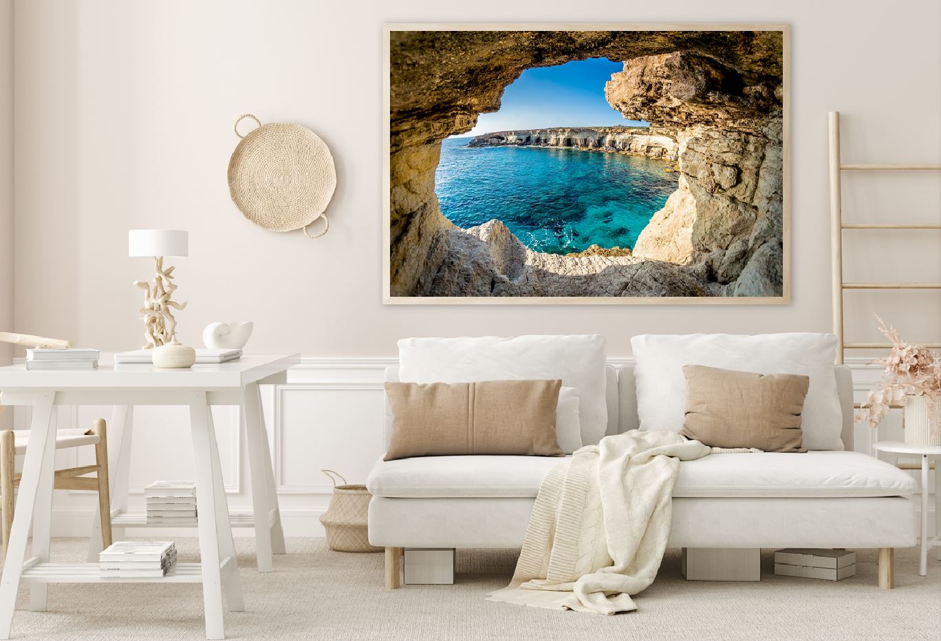 Sea Caves near Ayia Napa Photograph Cyprus Home Decor Premium Quality Poster Print Choose Your Sizes