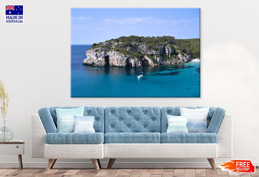 Mallorca Island with Sea View Photograph Print 100% Australian Made
