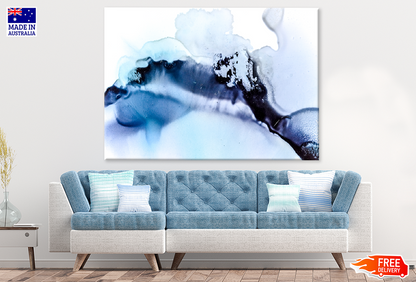 Blue & White Abstract Design Print 100% Australian Made