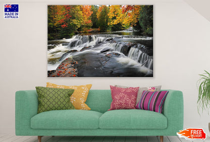 Upper Peninsula Waterfalls View Print 100% Australian Made