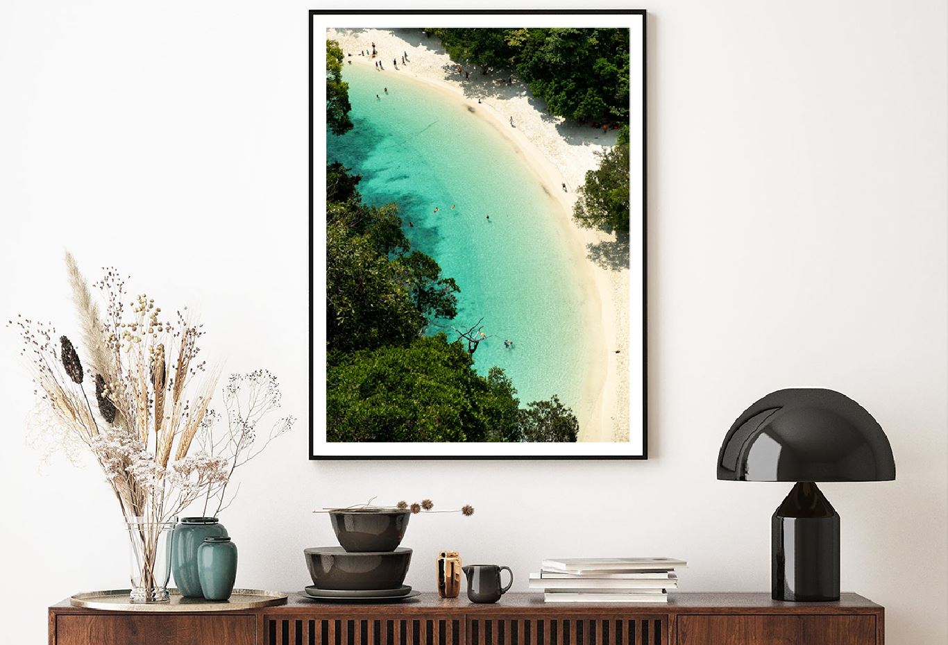 Koh Hong Island Walkway Aerial View Photograph Home Decor Premium Quality Poster Print Choose Your Sizes