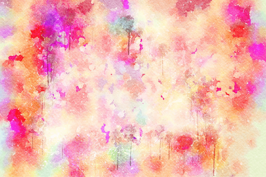 Orange & Pink Abstract Design Print 100% Australian Made