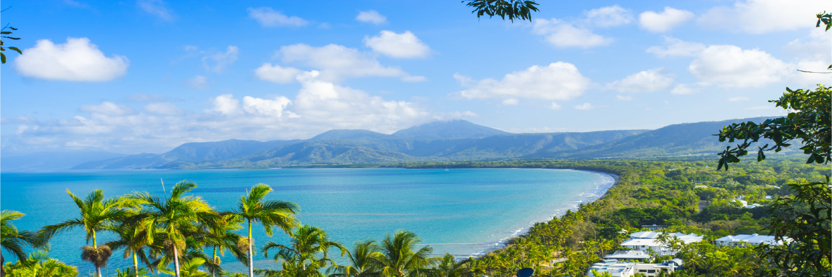 Panoramic Canvas Four Mile Beach View Photograph High Quality 100% Australian Made Wall Canvas Print Ready to Hang