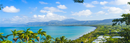 Panoramic Canvas Four Mile Beach View Photograph High Quality 100% Australian Made Wall Canvas Print Ready to Hang