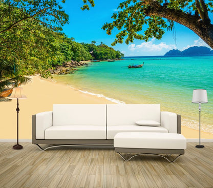 Wallpaper Murals Peel and Stick Removable Stunning Beach High Quality