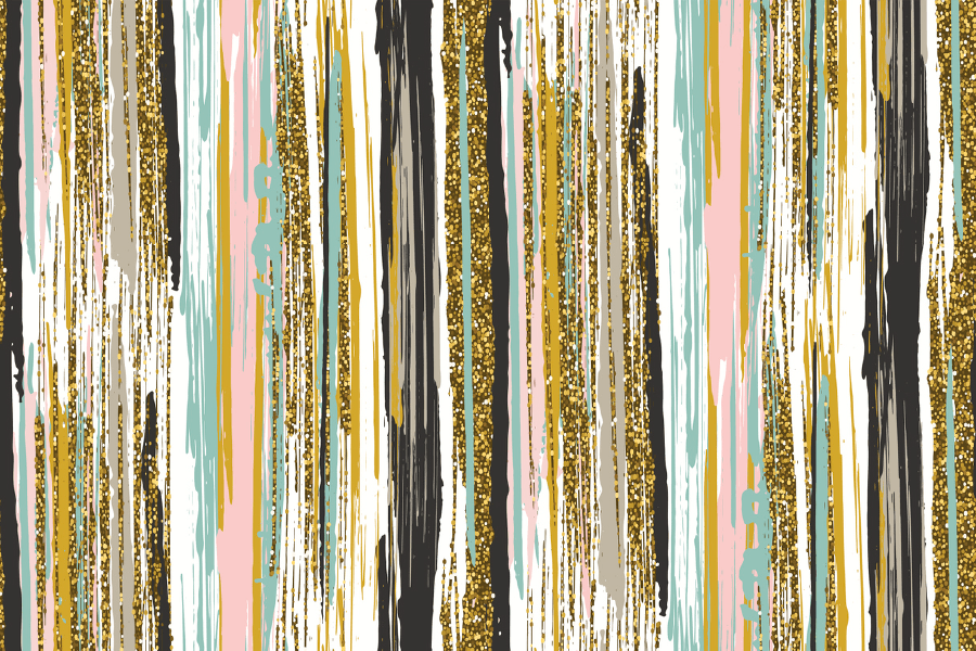 Colorful Lines Abstract Design Print 100% Australian Made