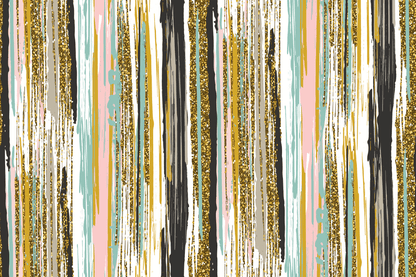 Colorful Lines Abstract Design Print 100% Australian Made