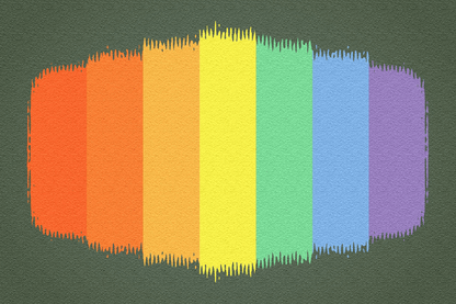 Colorful Stripes Abstract Design Print 100% Australian Made