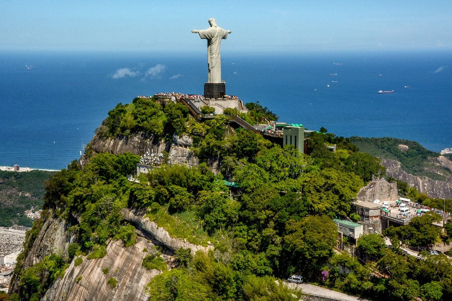 Cristo Redentor in Rio de Janeiro View Photograph Print 100% Australian Made
