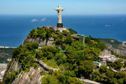 Cristo Redentor in Rio de Janeiro View Photograph Print 100% Australian Made