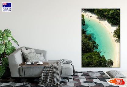 Koh Hong Island Walkway Aerial View Photograph Print 100% Australian Made