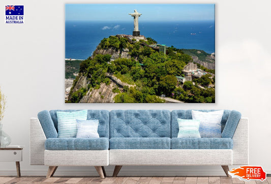 Cristo Redentor in Rio de Janeiro View Photograph Print 100% Australian Made