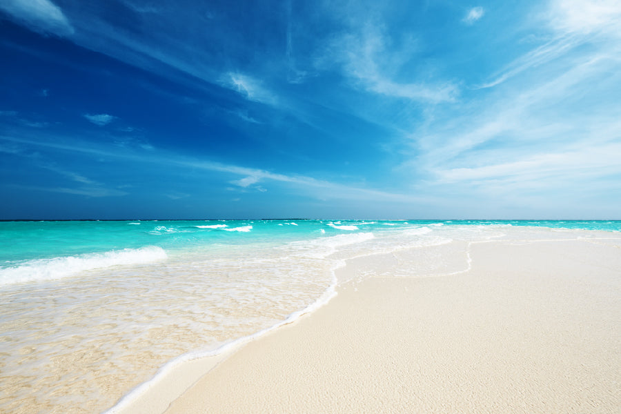 Island Beach with Sandspit View Photograph Home Decor Premium Quality Poster Print Choose Your Sizes