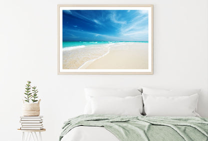 Island Beach with Sandspit View Photograph Home Decor Premium Quality Poster Print Choose Your Sizes