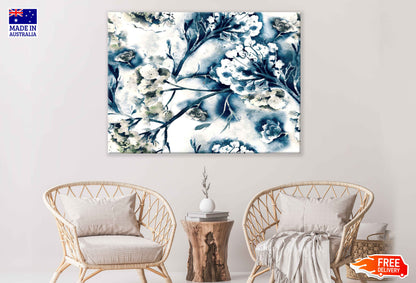 Watercolor Flowers Painting Art Print 100% Australian Made