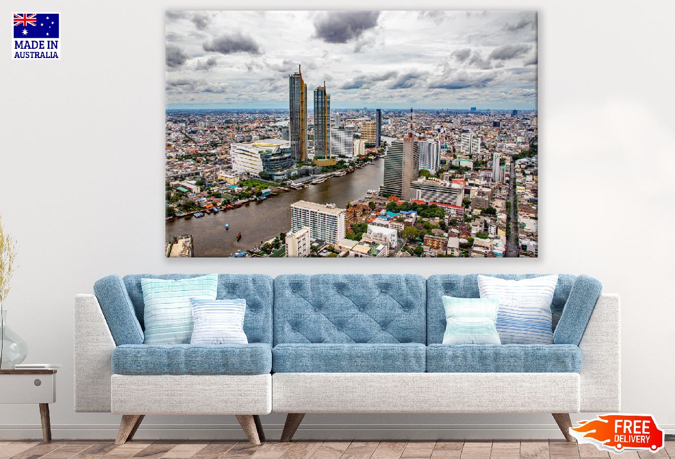 Bangkok Cityscape Photograph Thailand Print 100% Australian Made