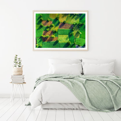 Paddy Fields Aerial View Scenery Home Decor Premium Quality Poster Print Choose Your Sizes