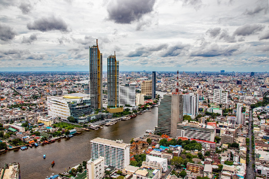 Bangkok Cityscape Photograph Thailand Print 100% Australian Made