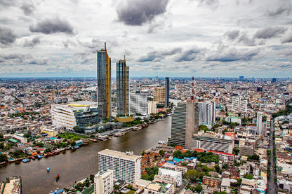 Bangkok Cityscape Photograph Thailand Print 100% Australian Made
