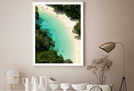 Koh Hong Island Walkway Aerial View Photograph Home Decor Premium Quality Poster Print Choose Your Sizes