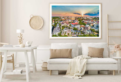 Charleston South Carolina Skyline Photograph Home Decor Premium Quality Poster Print Choose Your Sizes