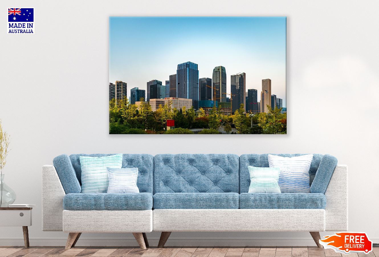 Guizhou City Buildngs View, China Print 100% Australian Made