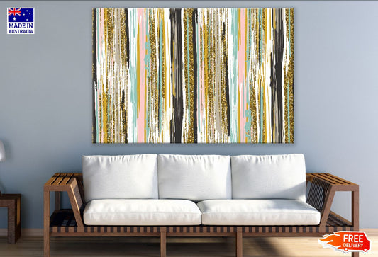 Colorful Lines Abstract Design Print 100% Australian Made