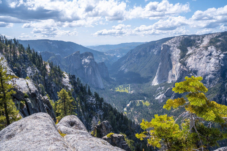 Yosemite Sentinel Dome Aerial Photograph Print 100% Australian Made