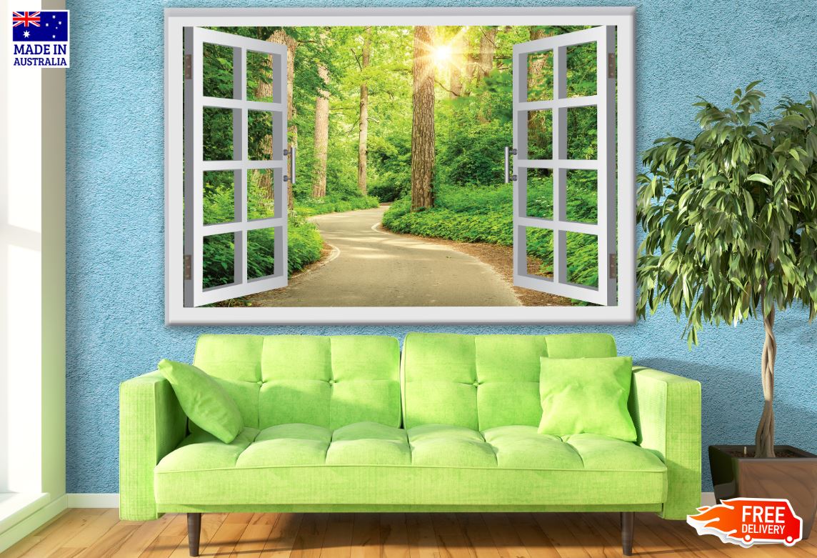 Nature View through Window Photograph Print 100% Australian Made