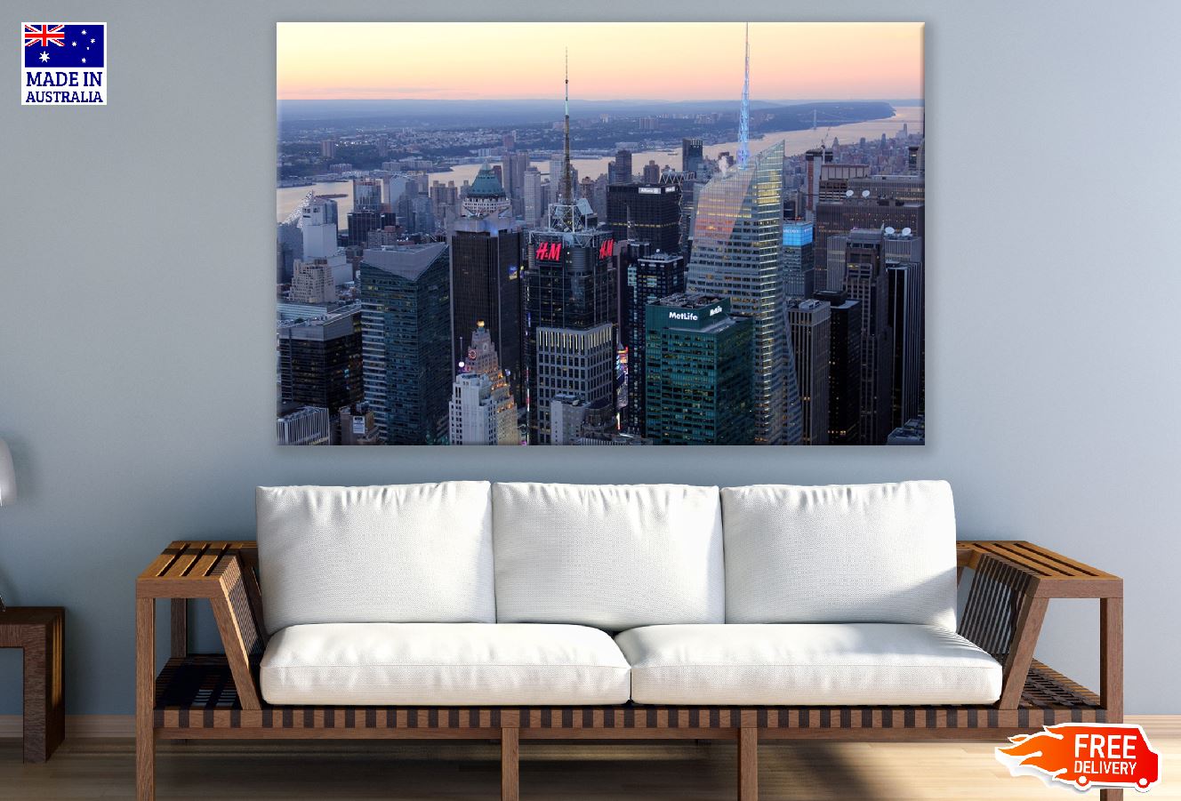Midtown Manhattan in New York City Photograph, USA Print 100% Australian Made