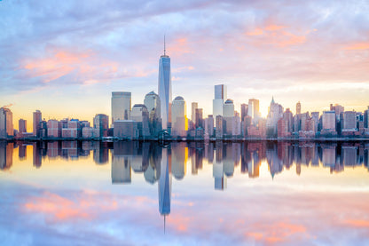 Manhattan Cityscape Sunset Photograph New York City Print 100% Australian Made